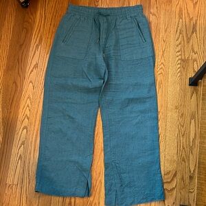 Athleta Retreat Linen Wide Leg Pants